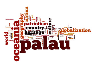 Image showing Palau word cloud