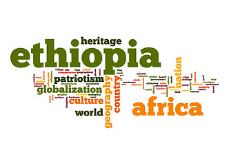 Image showing Ethiopia word cloud