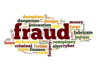 Image showing Fraud word cloud