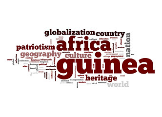 Image showing Guinea word cloud