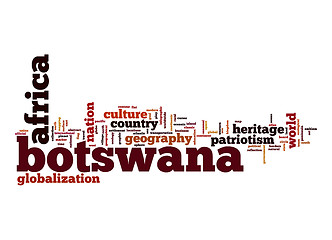 Image showing Botswana word cloud