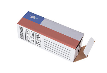 Image showing Concept of export - Product of Chile