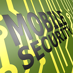 Image showing PCB Board with mobile security