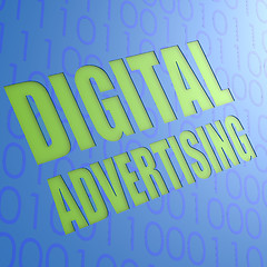 Image showing Digital advertising