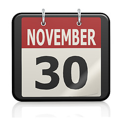 Image showing November 30, St. Andrew s Day calendar