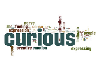 Image showing Curious word cloud