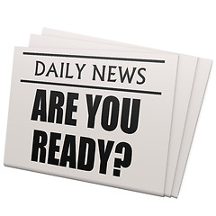 Image showing Newspaper are you ready