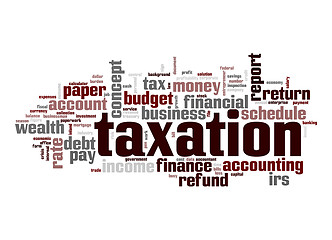 Image showing Taxation word cloud