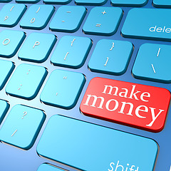 Image showing Make money keyboard