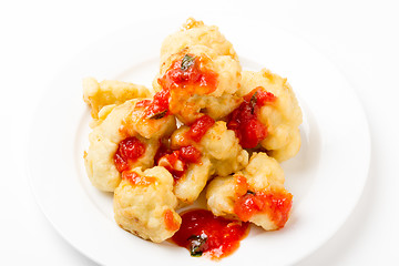 Image showing Cauliflower in batter