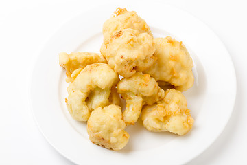 Image showing Cauliflower in batter