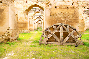 Image showing old moroccan granary in the cat