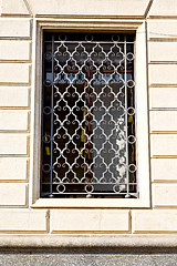 Image showing shutter europe  italy         in  the milano old   window closed