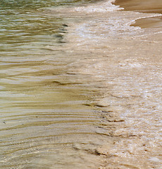 Image showing abstract    thailand kho tao bay coastline   and south china sea