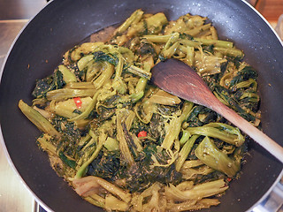 Image showing Turnip greens vegetable