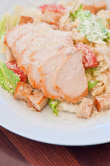 Image showing Chicken ceasar salad