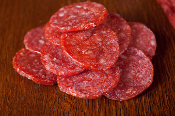 Image showing salami 