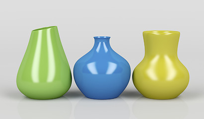 Image showing Porcelain vases