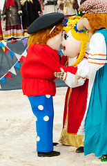 Image showing Dolls embrace