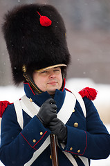 Image showing Russian musketeer