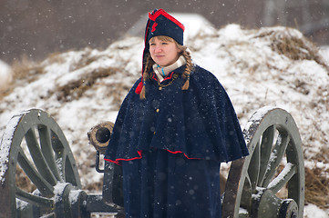 Image showing Napoleonic war woman