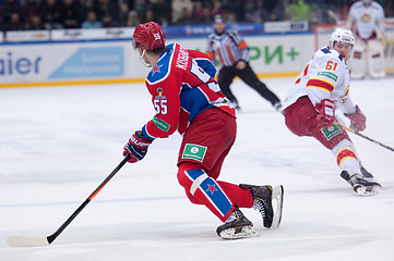 Image showing B. Kiselevich (55) in action