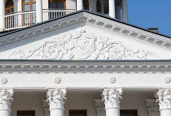 Image showing Ostafievo estate architecture details