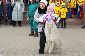 Image showing Sack run competition