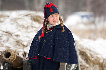 Image showing Cannon woman