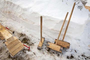 Image showing Wooden hummers