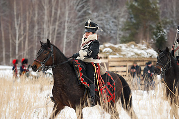 Image showing Woman cavalry