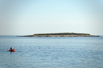 Image showing Scenic view of a small island