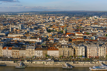 Image showing Aerial view of a city