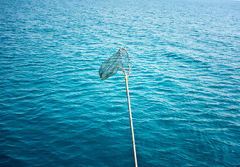 Image showing fishing landing net