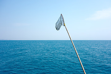 Image showing fishing landing net