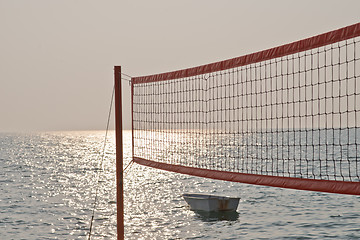 Image showing volley net