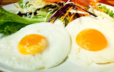 Image showing fried eggs