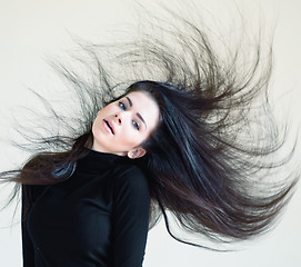 Image showing blown hair