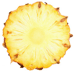 Image showing slice of pineapple