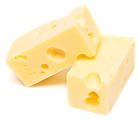 Image showing cheese cubes