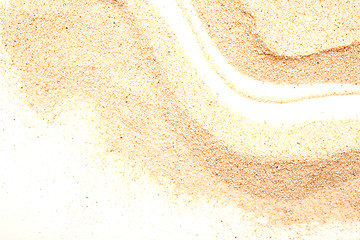 Image showing white sand