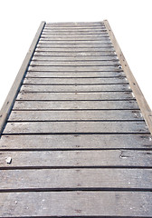 Image showing wooden bridge