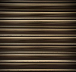 Image showing Corrugated metal surface