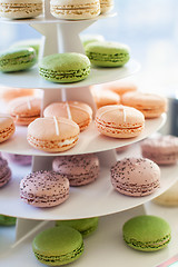 Image showing french macarons