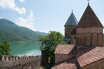Image showing Ananuri castle in Georgia