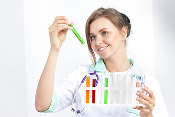 Image showing Lab worker