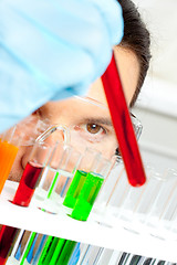 Image showing Lab worker