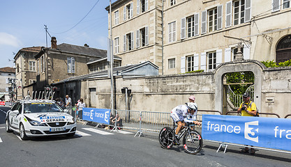 Image showing The Cyclist Arnaud Gerard