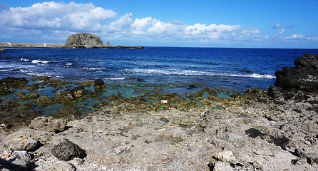 Image showing Rocky Coast, Kenting, Taiwan