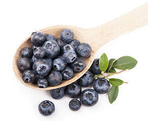 Image showing blueberries,. Isolated white